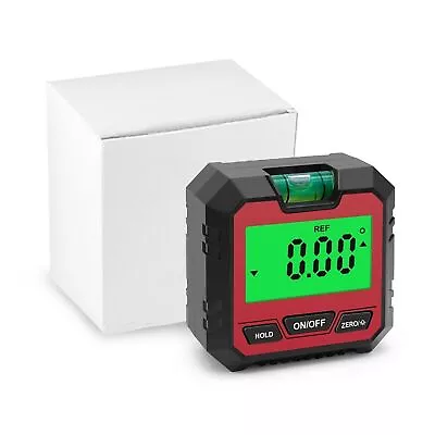 Red LCD Magnetic Digital Inclinometer Level Box Gauge Angle Finder Protractor US • $13.29