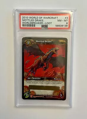 MOTTLED DRAKE MOUNT (UNSCRATCHED) World Of Warcraft Mount PSA Graded  • $1000