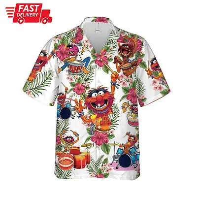 HOT! Animal The Muppet All Over Print 3D Hawaiian Shirt Full Size S-5XL • $26.99