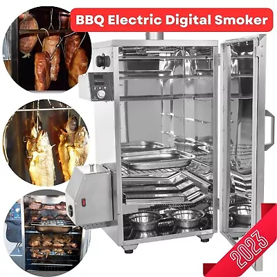 Electric Food Smoker Borniak Digital Meat Smoker Smokehouse 70L For Meat Fish • £949