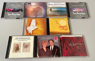 Lot 11 CDs Classical Relaxation Meditation Impressionists Romantics Harp Rampal • $11.99