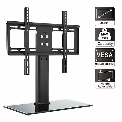 Universal Adjustable TV Floor Stand Base Bracket Holder Stable For 32-50 LCD/LED • £22.56