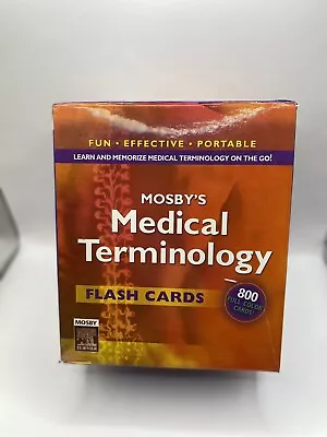 Mosby's Medical Terminology Flash Cards By Mosby Publishing Staff 2006 • $15.99