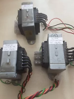 3off Mains Winding Transformers 12 Volt-  Made In UK By Custom     (#174) • £15
