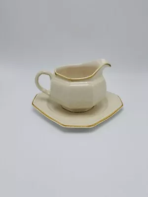 Mikasa  Avante Ivory  Gravy Boat And Underplate-Mint • $12.75