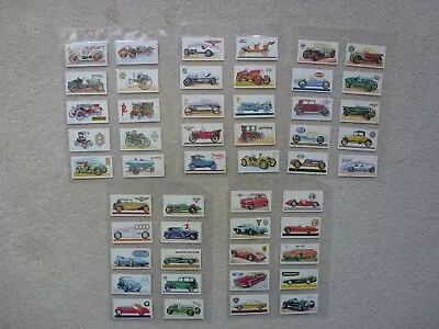 £3.50 • Buy Brook Bond Tea Cards - History Of The Motor Car - 50 Cards In Sleeves