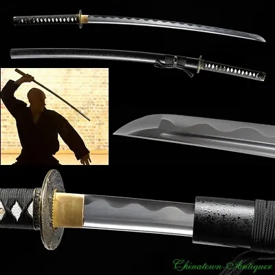 Unsharpened Japanese Iaito Sword Iaido Practice Samurai Katana Steel Blade #1249 • $252.45