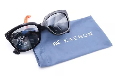 NOS Kaenon Cali Polarized Sunglasses 219 Black Blue SR/91 Stripes E888 • $199.11