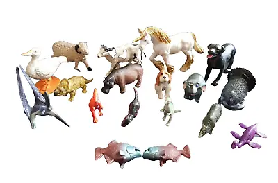 Various Job Lot Bundle X 18 Plastic Wildlife Animals Zoo Action Figures Toys • £9.95