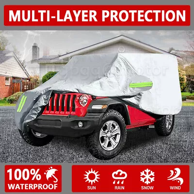 For Jeep Wrangler CJ YJ TJ JK 2 Door All Weather Protection Waterproof Car Cover • $31.99