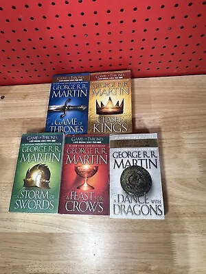 Game Of Thrones (A Song Of Ice And Fire) Series 1-5 Box Set George R.R. Martin • $55