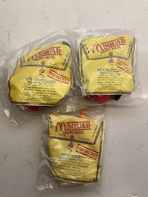 1992 McDonalds M Squad Set Of 3 Sealed • $20