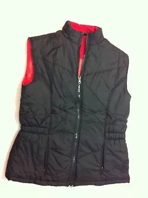 Identic Mens Vest Full Zip Size S 36/38 Black • $25.99