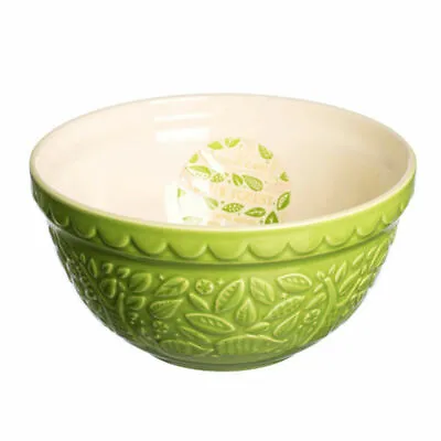 Mason Cash In The Forest Patterned Design Mixing Bowl 21cm  Earthware Green • £16.66