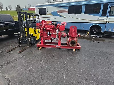 Itt Fire Suppresion  Pump  588 Hours  Cat 3306  Marine Diesel  Engine Caterillar • $9800