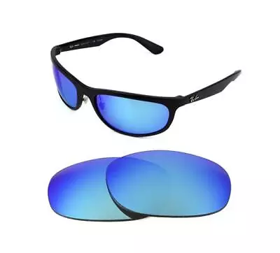 NEW POLARIZED REPLACEMENT ICE BLUE LENS FIT RAY BAN 4265 62mm SUNGLASSES • £22.99