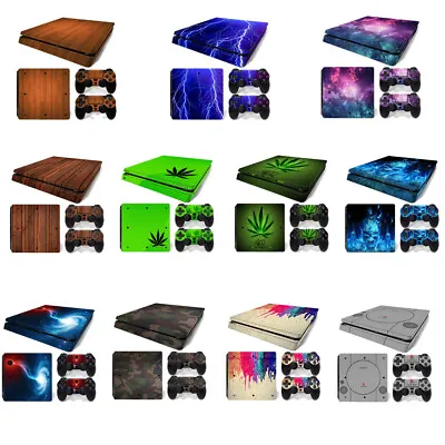 $9.50 • Buy For Playstation 4 PS4 Slim Console Skin Decal Sticker +2 Controller Skins