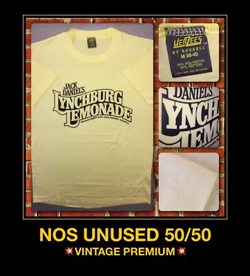 $46.75 • Buy RARE! VTG Orig 80s Jack Daniels Lynchburg VA Lemonade No 7 Whiskey NOS T-Shirt