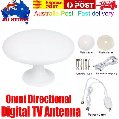Omni Directional Antenna Caravan Camper Boat Digital DVB TV DAB+ FM+UHF VHF /AU • $88