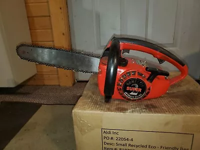 Homelite Super 2 Chainsaw Dual Trigger With 13  Bar And Chain Runs Used Chainsaw • $110