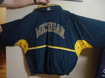 Michigan Starter Jacket Pullover (vintage) XXL • $99