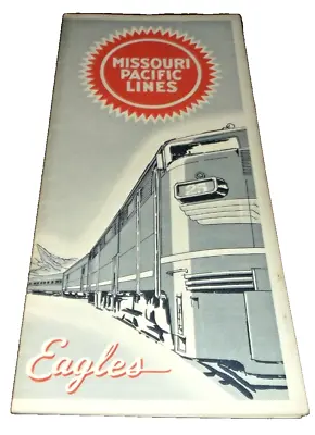 November 1962 Mopac Missouri Pacific Railroad System Public Timetable • $25