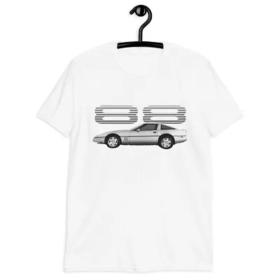 1988 C4 Corvette White Short-Sleeve Unisex T-Shirt • $26.20