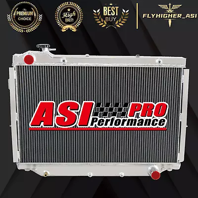 4 Rows Aluminum Radiator For 90-98 Toyota Land Cruiser 80 Series HZJ80 1HZ 1HDT • $359