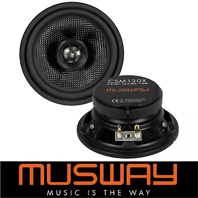 Musway CSM120X Coax Speaker Set For Mercedes W124 150w • £84.99