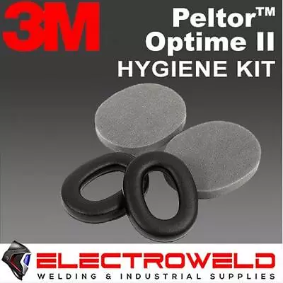 3M Peltor Hygiene Kit Optime II 2 Earmuffs Replacement Pads Ear Muffs X2 X3 HYX2 • $24.95