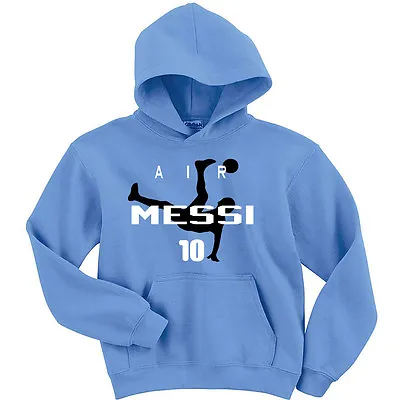 Lionel Messi Argentina  Air Messi  Fifa Jersey Sweatshirt Hoodie  Long Sleeve • $32.19