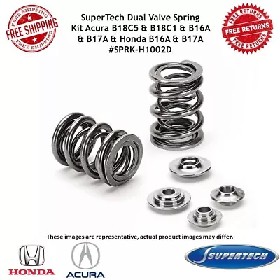 SuperTech Dual Valve Spring Kit For Acura B18C5 B18C1 B16A/17A & Honda B16A/17A • $414.03