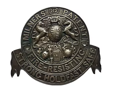£60 • Buy Vintage Milners Brass Safe Cover