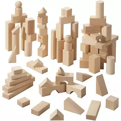 HABA Basic Building Blocks 60 Piece Large Starter Set (Made In Germany) • $99.99