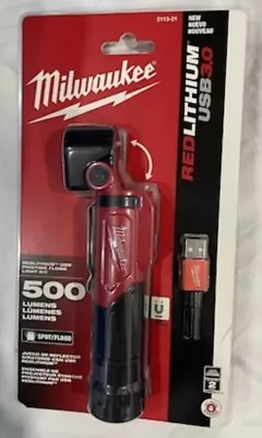 Milwaukee 2113-21 REDLITHIUM USB Pivoting Flashlight • $69.99