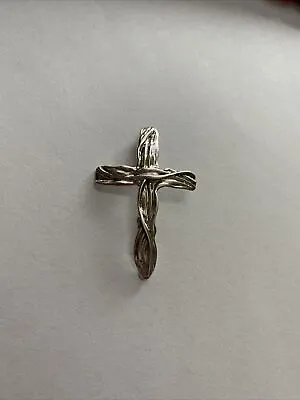 Beautiful Hagit Gorali Modernist Sterling Silver Cross Pendant • $75