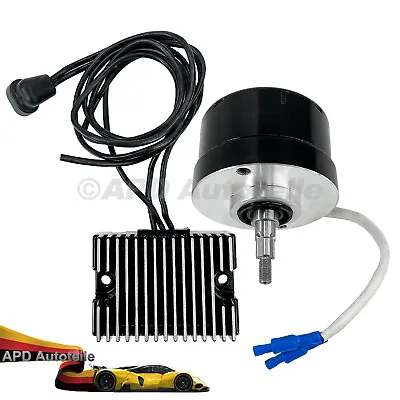 17 Amp 12 Volt Alternator Generator Conversion Kit For Harley-Davidson G 1936-73 • $445.55