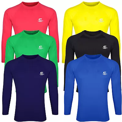 SAWANS® Base Layer Top Body Armour Compression Under Shirts Skins Gym Fit Sports • £9.99