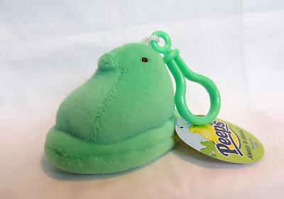 New Peeps Plush 4  Green Chick Backpack Clip Stuffed Animal Easter • $9.99
