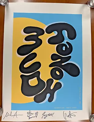 MUDHONEY Fabrik HAMBURG Germany 2018 BAND SIGNED Concert POSTER Brian Methe • $89.99