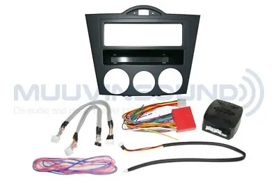 Radio Installation Dash Kit MATTE BLACK Single DIN + Wire Harness 99-7510 • $234.99