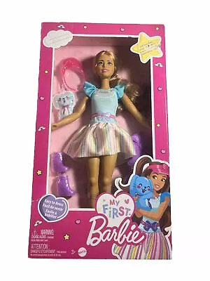 My First Hispanic Barbie 13-1/2  Tall Doll With Doggie New In Box 2022 • $29.99