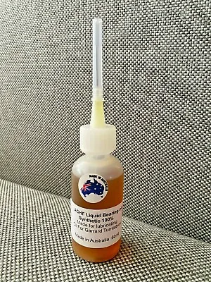 ACHF Garrard Turntables Liquid Bearing Oil 100% Synthetic 50ml Bottle • $20