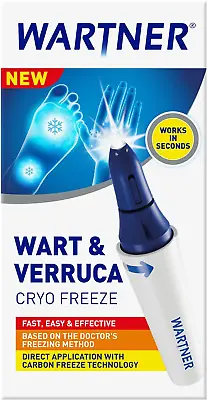 Wartner Cryo Freeze Wart Verruca Remover Pen Quick & Effective Treatment 14ml • £16.85