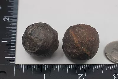 Moqui Marbles - Pair - 48g  PRE-BAN  (Shaman Stone Sandstone Concretion) #rep13 • $22.49