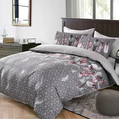 $28 • Buy All Size Bed Ultra Soft Quilt Duvet Doona Cover Set Bedding Pillowcase Feathers
