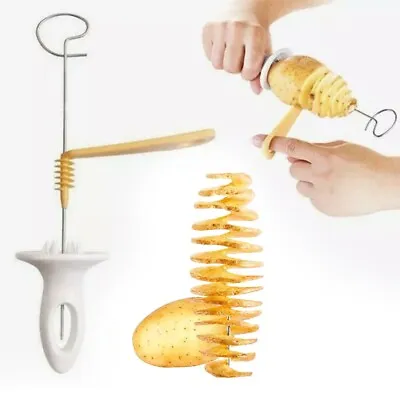 Potato Twister Spiral Cutter Cucumber Slicer Vegetable Spiralizer Gadget Kitchen • £4.69