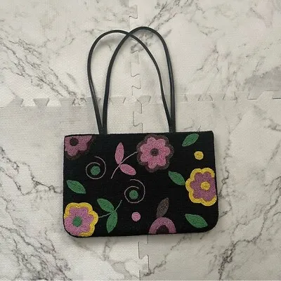 $25 • Buy Vintage Y&S Floral Beaded Mini Bag