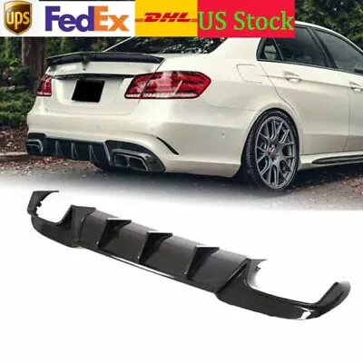 Carbon Fiber Rear Bumper Diffuser For Mercedes Benz E Class W212 E63 AMG 13-15 • $299