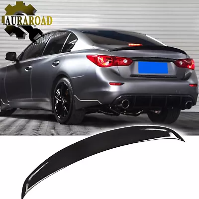 Gloss Black JDM Style Rear Trunk Spolier For 2007-15 INFINITI G35 G25 G37 Sedan • $48.99